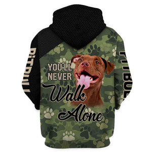 Life is better with a pitbull Shirt 3D Full Printing for Dog Mom Dad lovers