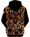 German Shepherd Just for fun Shirt 3D Full Printing for Dog Mom Dad lovers