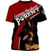 German Shepherd Parent Shirt 3D Full Printing for Dog Mom Dad lovers