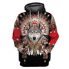 Wolf Patriarch Shirt 3D Full Printing for Dog Mom Dad lovers