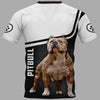 In my darkest hour i reached for a hand and found a paw PITBULL Shirt 3D in Brown Full Printing for Dog Mom Dad lovers