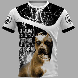 I AM THE STORM Shirt 3D in Black Full Printing for Dog Mom Dad lovers