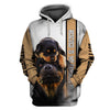 Father And Son Rottweiler Shirt 3D Full Printing for Dog Mom Dad lovers