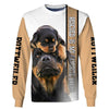 Father And Son Rottweiler Shirt 3D Full Printing for Dog Mom Dad lovers