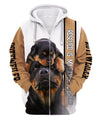 Father And Son Rottweiler Shirt 3D Full Printing for Dog Mom Dad lovers