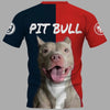 PITBULL BEST FRIEND FOR LIFE Shirt 3D in Black Full Printing for Dog Mom Dad lovers