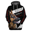 German Shepherd Best Friend Shirt 3D Full Printing for Dog Mom Dad lovers