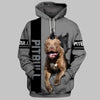 TALKING TO MY PITBULL EDITION 3D in Black Full Printing for Dog Mom Dad lovers