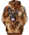 German Shepherd The Dog Lover Shirt 3D Full Printing for Dog Mom Dad lovers