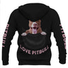 Just a girl who loves dogs Shirt 3D in Black Full Printing for Dog Mom Dad lovers