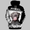 PITBULL To Haters Shirt 3D Full Printing for Dog Mom Dad lovers