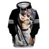 Love Pembroke Welsh Corgi Shirt 3D Full Printing for Dog Mom Dad lovers