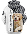 Cutest Golden Retriever Puppies Shirt 3D Full Printing for Dog Mom Dad lovers