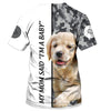Cutest Golden Retriever Puppies Shirt 3D Full Printing for Dog Mom Dad lovers