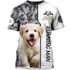 Cutest Golden Retriever Puppies Shirt 3D Full Printing for Dog Mom Dad lovers