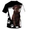 My Friend Labrador retriever Shirt 3D Full Printing for Dog Mom Dad lovers