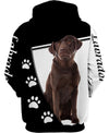 My Friend Labrador retriever Shirt 3D Full Printing for Dog Mom Dad lovers