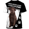 My Friend Labrador retriever Shirt 3D Full Printing for Dog Mom Dad lovers