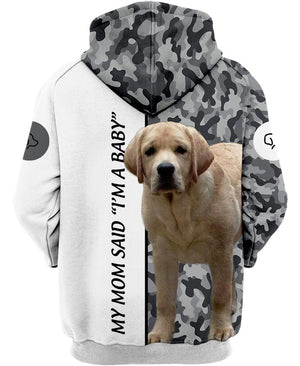 Cutest Labrador Retriever Puppies Shirt 3D Full Printing for Dog Mom Dad lovers