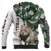 THE DOG PITBULL-CAMO Shirt 3D Full Printing for Dog Mom Dad lovers