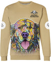 Golden Retriever Artis Shirt 3D Full Printing for Dog Mom Dad lovers