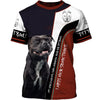 Pitbull I Miss Her Shirt 3D Full Printing for Dog Mom Dad lovers