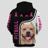 Paws for the cure Shirt 3D Full Printing for Dog Mom Dad lovers