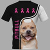 Paws for the cure Shirt 3D Full Printing for Dog Mom Dad lovers