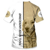 Golden Retriever 2.0 Shirt 3D Full Printing for Dog Mom Dad lovers