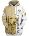 Golden Retriever 2.0 Shirt 3D Full Printing for Dog Mom Dad lovers