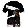 Lovers DACHSHUND Shirt 3D Full Printing for Dog Mom Dad lovers