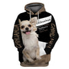 Dog Lovers CHIHUAHUA Shirt 3D Full Printing for Dog Mom Dad lovers