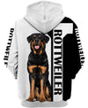 Dog Lovers ROTTWEILER Shirt 3D Full Printing for Dog Mom Dad lovers
