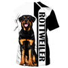 Dog Lovers ROTTWEILER Shirt 3D Full Printing for Dog Mom Dad lovers
