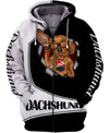 Dachshund Lovely With Glasses Shirt 3D Full Printing for Dog Mom Dad lovers