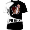 Pitbull Heart Stealer Shirt 3D Full Printing for Dog Mom Dad lovers