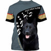 Black German Shepherd Joyful Shirt 3D Full Printing for Dog Mom Dad lovers