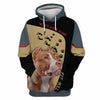 Pitbull Joyful Shirt 3D Full Printing for Dog Mom Dad lovers