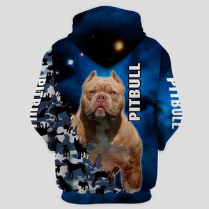 I Am A Tattooed Pitbull Shirt 3D Full Printing for Dog Mom Dad lovers