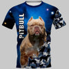 I Am A Tattooed Pitbull Shirt 3D Full Printing for Dog Mom Dad lovers