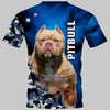 I Am A Tattooed Pitbull Shirt 3D Full Printing for Dog Mom Dad lovers