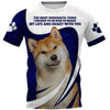 Akita Inu Shirt 3D Full Printing for Dog Mom Dad lovers