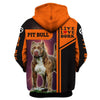 Live love pitbull bark Shirt 3D Full Printing for Dog Mom Dad lovers