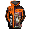 Live love pitbull bark Shirt 3D Full Printing for Dog Mom Dad lovers