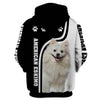 American Eskimo Shirt 3D Full Printing for Dog Mom Dad lovers