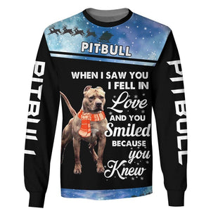 When i saw you i fell in love and you smiled because you knew Shirt 3D Full Printing for Dog Mom Dad lovers
