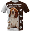 Basset Hound Shirt 3D Full Printing for Dog Mom Dad lovers