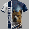 Sleep Beside The Bed My Pitbull I Keep Shirt 3D in Black Full Printing for Dog Mom Dad lovers