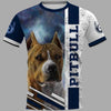 Sleep Beside The Bed My Pitbull I Keep Shirt 3D in Black Full Printing for Dog Mom Dad lovers