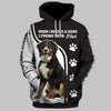 Bernese Mountain Dog Shirt 3D Full Printing for Dog Mom Dad lovers